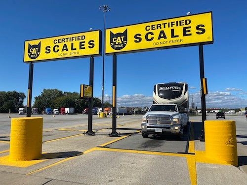 How to weight your truck and trailer on CAT Scales and what it means 