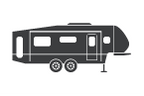 Fifth Wheel Illustrated Icon