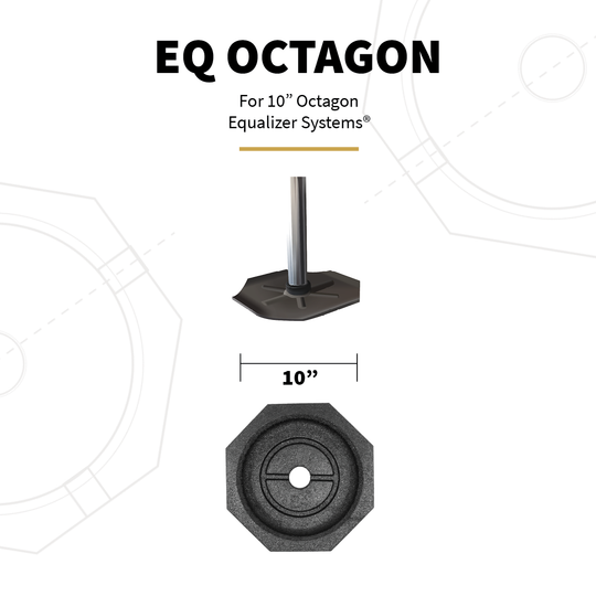 EQ Octagon is compatible with octagon Equalizer Leveling Systems.