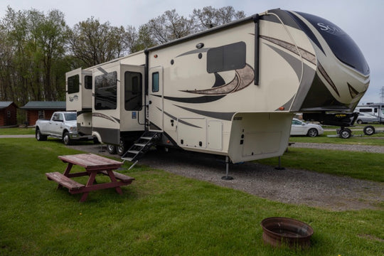How to level your RV in Campgrounds