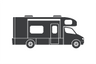 Class C Motorhome Illustrated Icon
