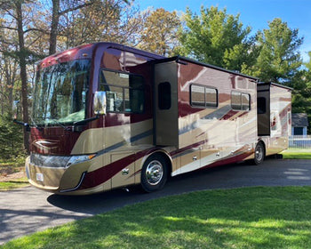 Class A motorhome with HiWay PLus installed.