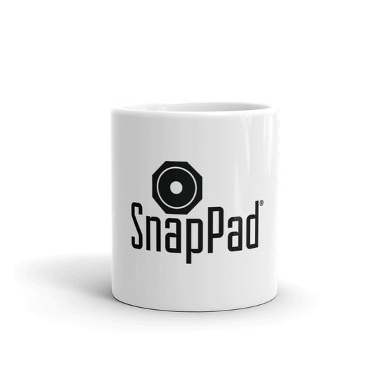 White SnapPad mug