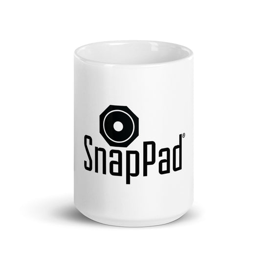 Front of White SnapPad mug